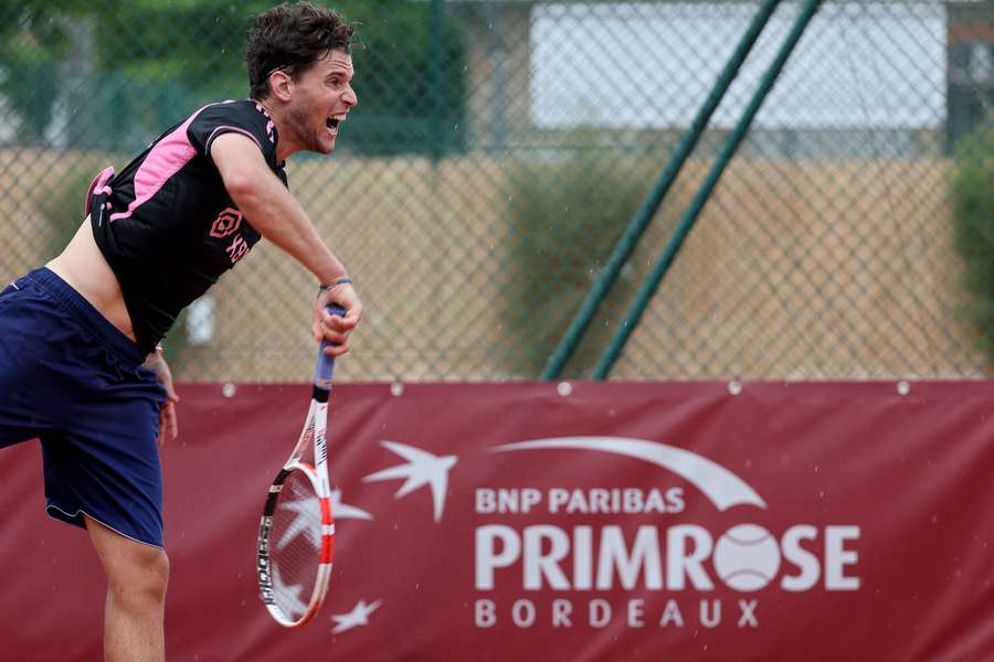 Dominic Thiem nimmt aktuell am Challenger-Turnier in Bordeaux teil