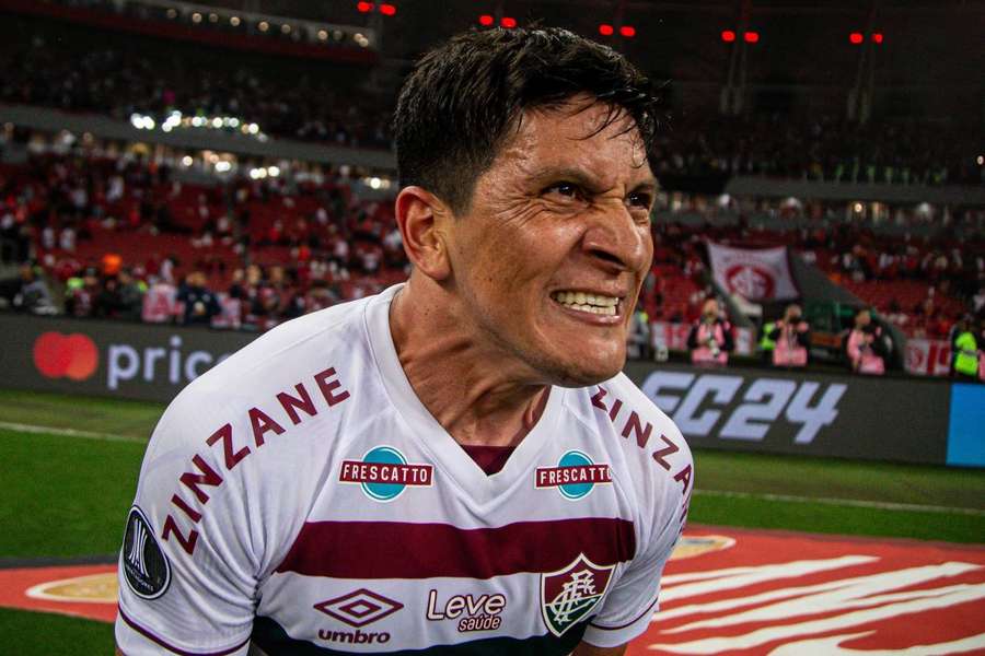 Cano, um dos heróis do Fluminense na partida contra o Internacional