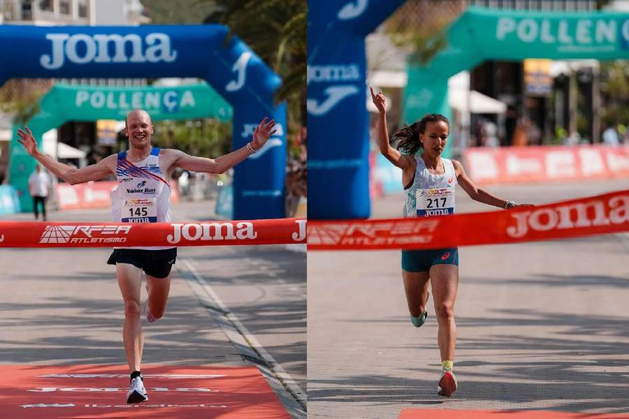 Jorge González y Fátima Ouhaddou, campeones de España de Medio Maratón