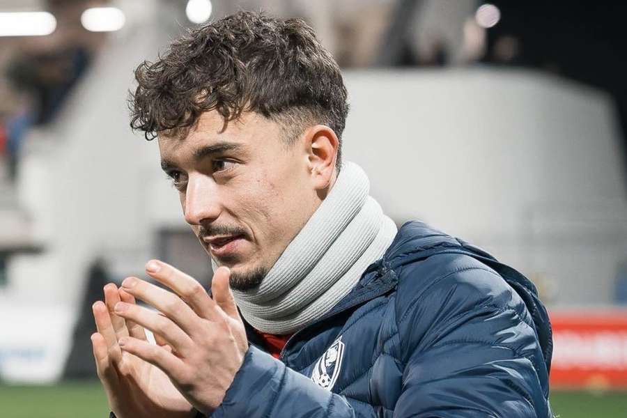 Nejlepší střelec Pardubic Vojtěch Patrák.