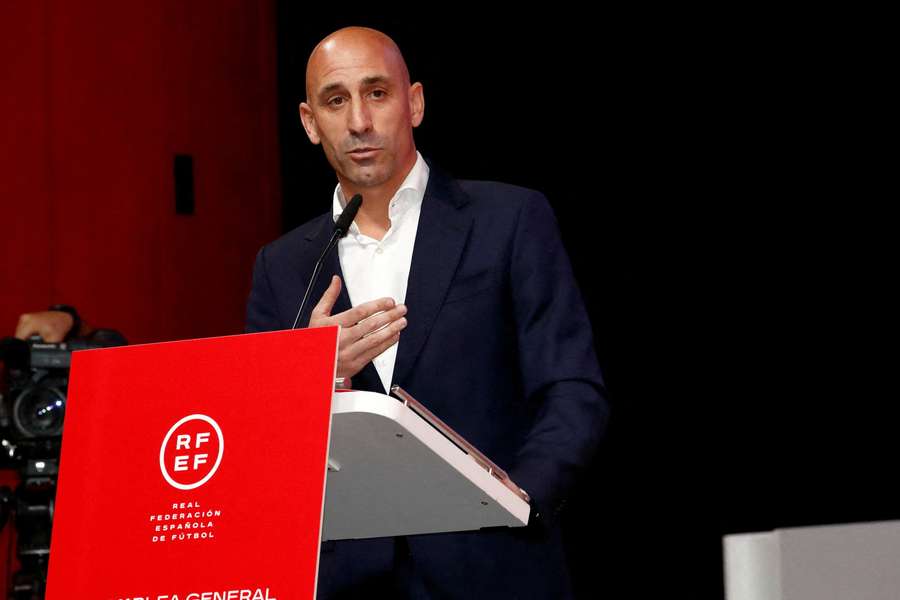 Spain's football federation president Luis Rubiales