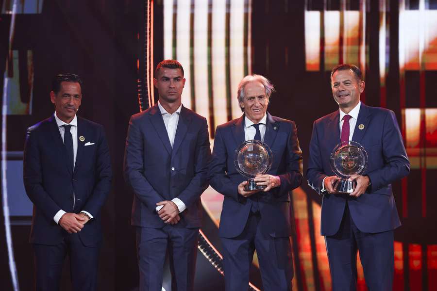 Pedro Proença, Cristiano Ronaldo, Jorge Jesus e Luís Montenegro Pedro Proença, Cristiano Ronaldo, Jorge Jesus e Luís Montenegro