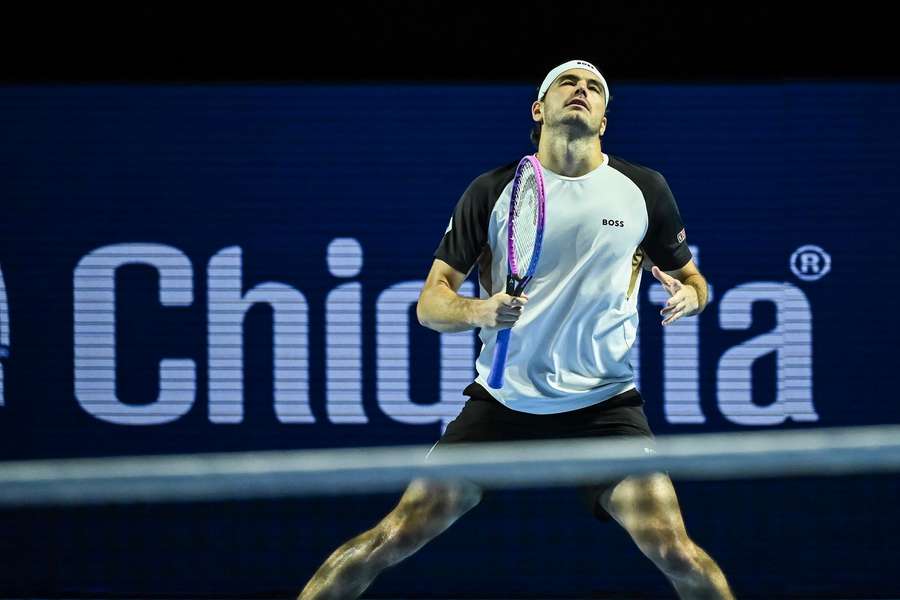 Top seed Taylor Fritz was knocked out of the Swiss Indoors on Thursday Top seed Taylor Fritz was knocked out of the Swiss Indoors on Thursday