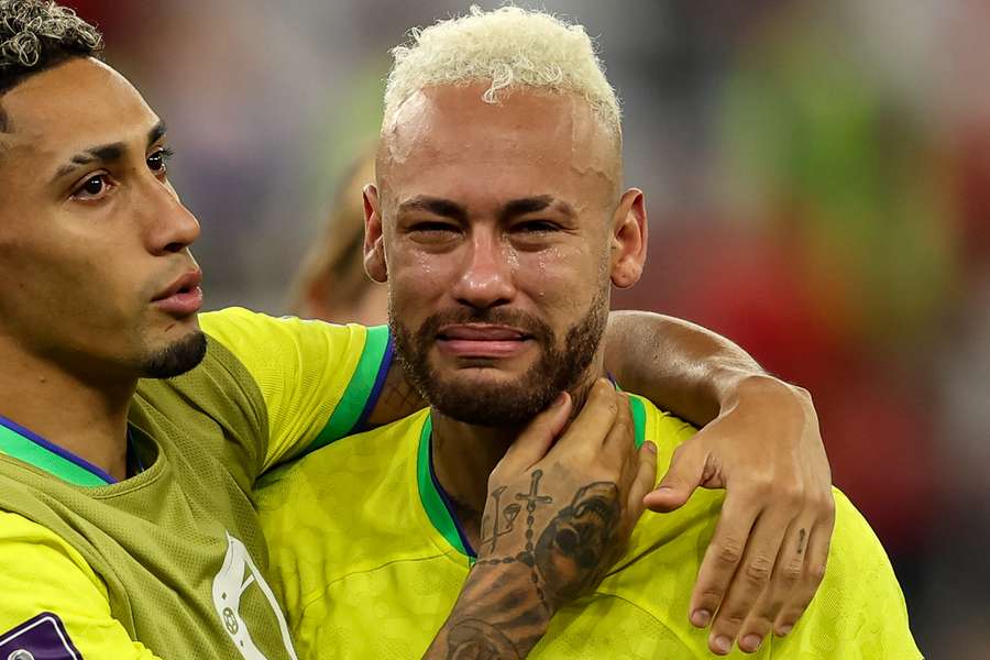 Neymar, în lacrimi după eliminarea Braziliei de la Cupa Mondială