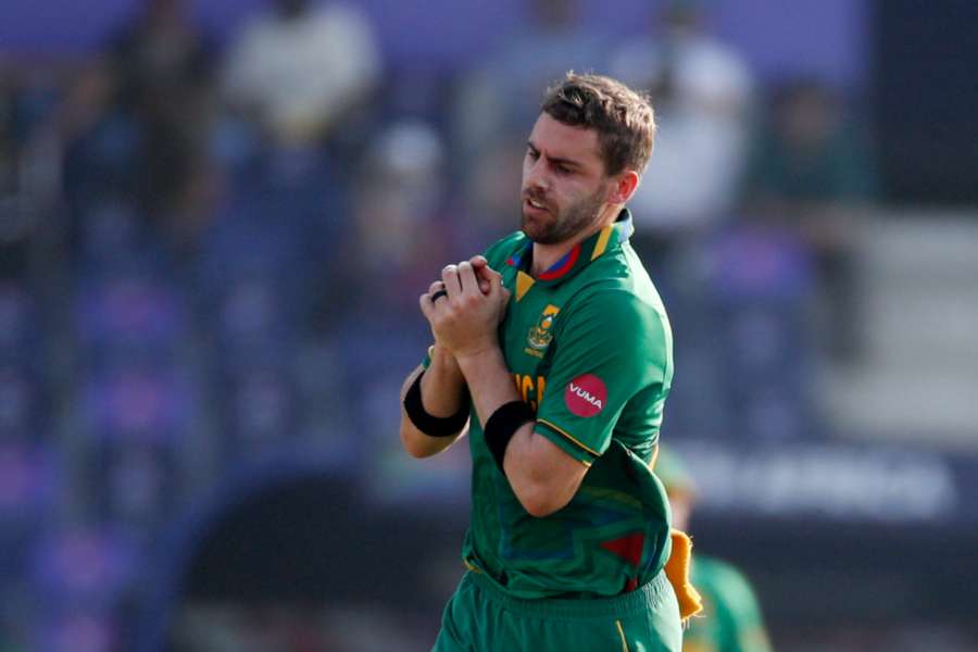 Nortje is part of a fearsome South African bowling attack