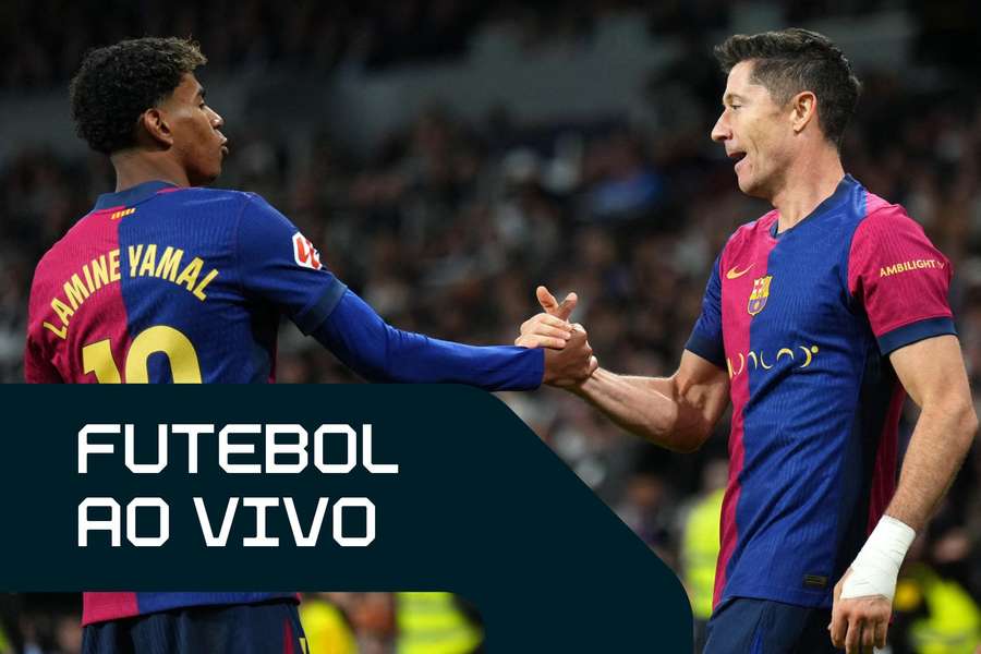 Yamal e Lewandowski marcaram no atropelo do Barça sobre o Real