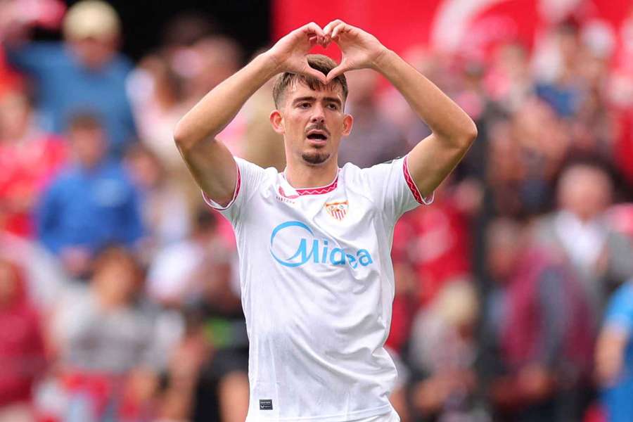 Kike Salas celebra un gol ante el Leganés