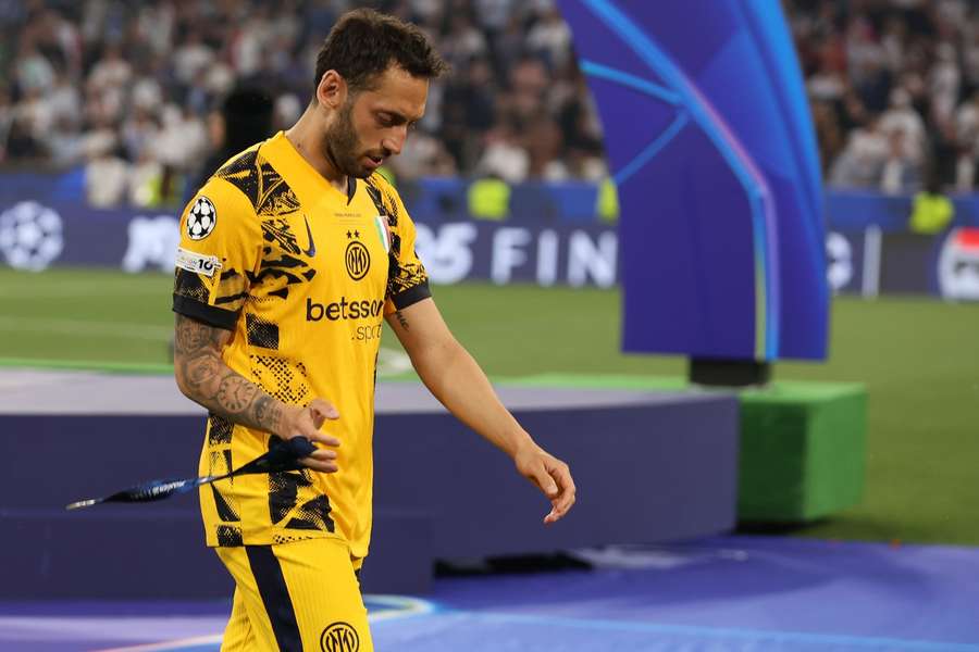 Hakan Calhanoglu după finala Champions League pierdută cu Inter