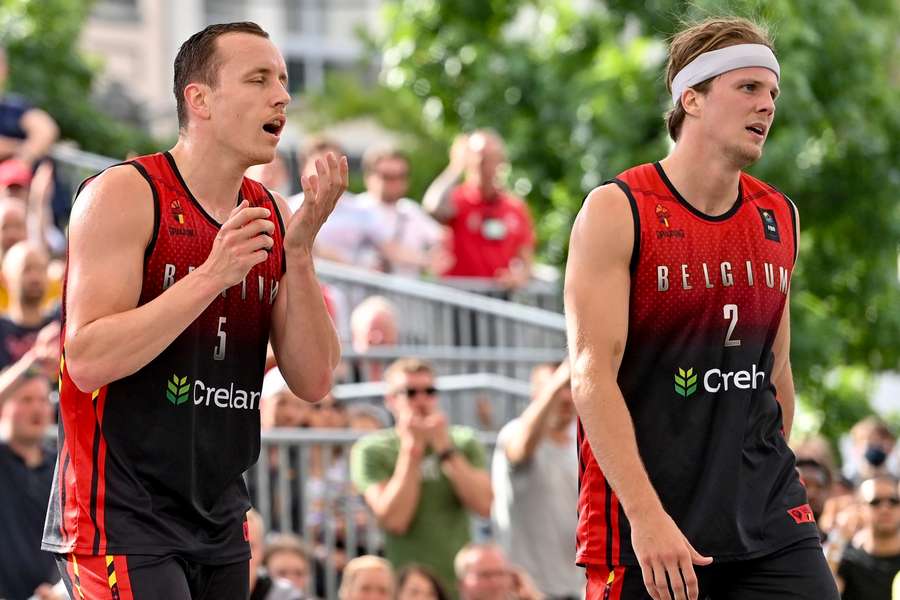 Nick Celis e Thibaut Vervoort num jogo que teve lugar em Antuérpia em 2022