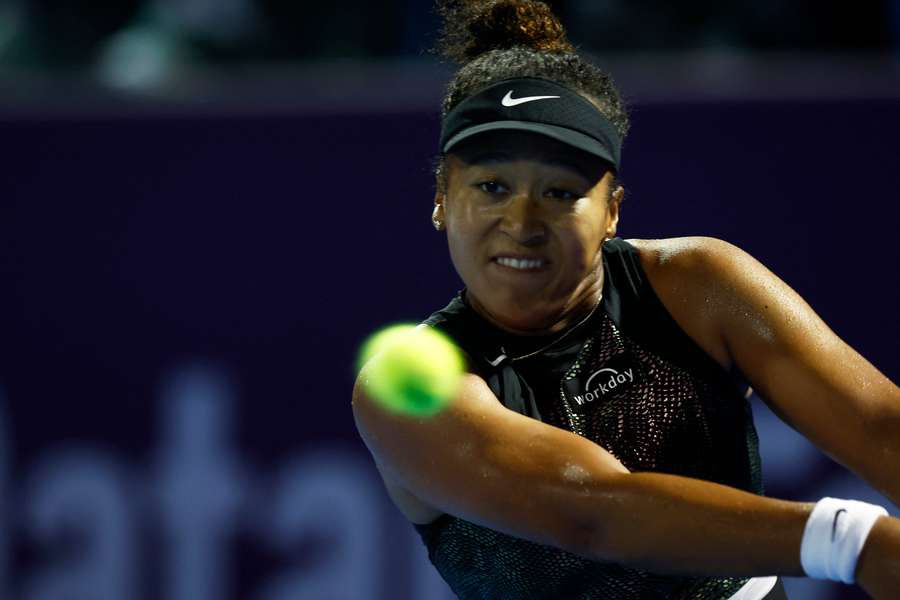 Osaka in action in Doha