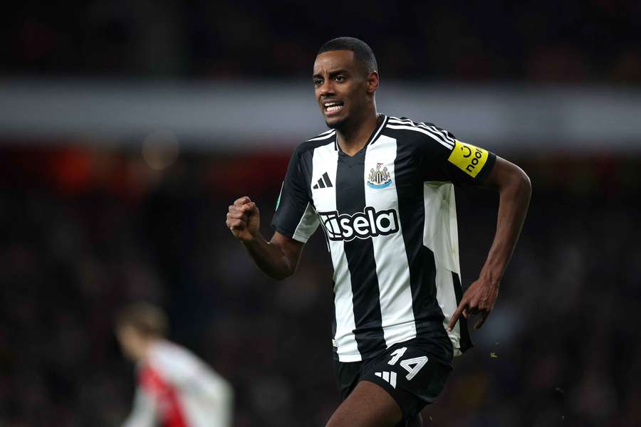 Newcastle striker Alexander Isak