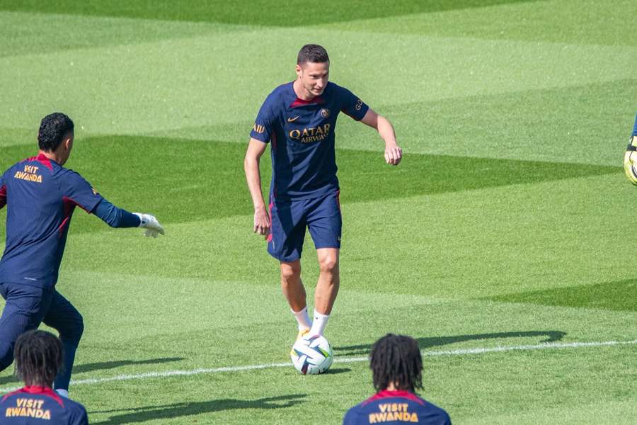 Draxler à l'entraînement avec le PSG le 20 juillet.