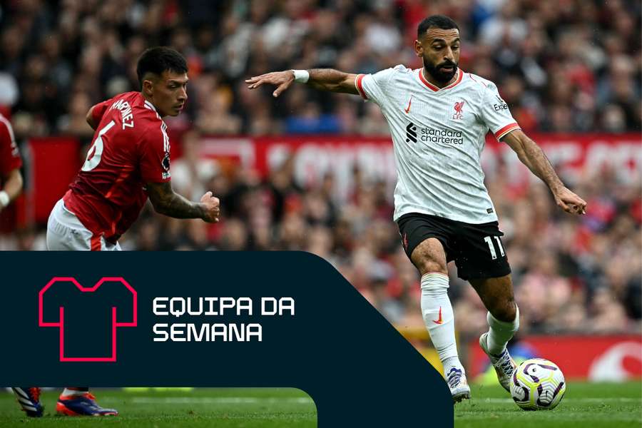 Liverpool domina a Equipa da Semana