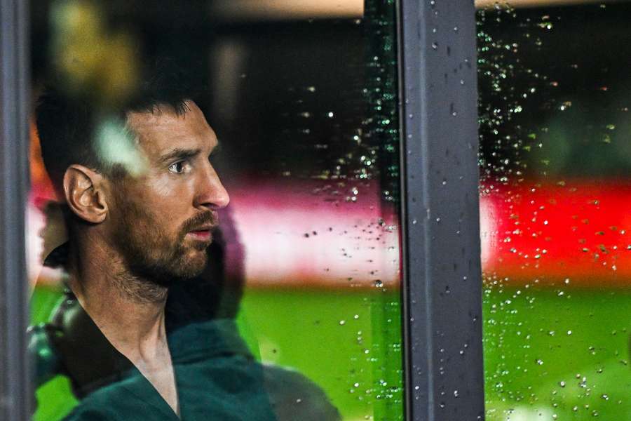 Messi has been forced to watch from the sidelines over the last couple of weeks