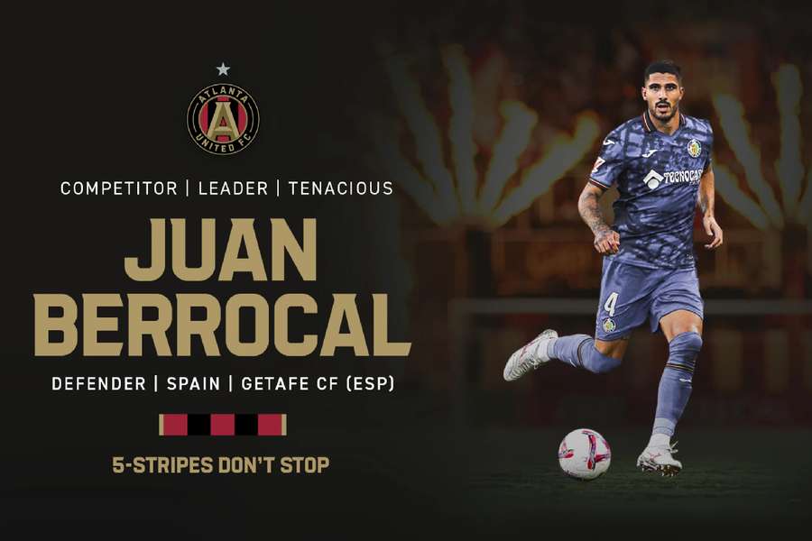 Juan Berrocal deja el Getafe para jugar en el Atlanta United
