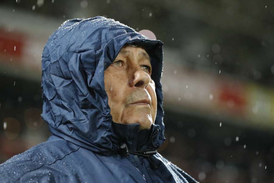 Mircea Lucescu la meciul cu San Marino