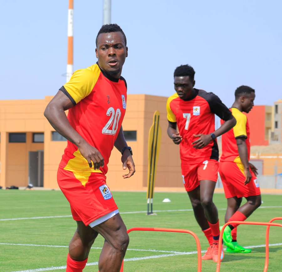 Muleme během tréninku reprezentace.