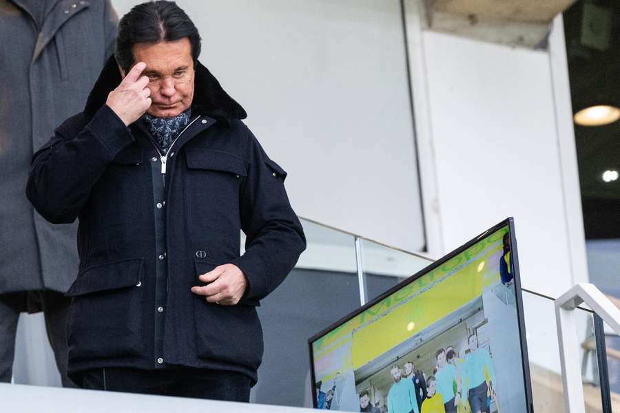 Waldemar Kita à un match de Nantes. Waldemar Kita à un match de Nantes.
