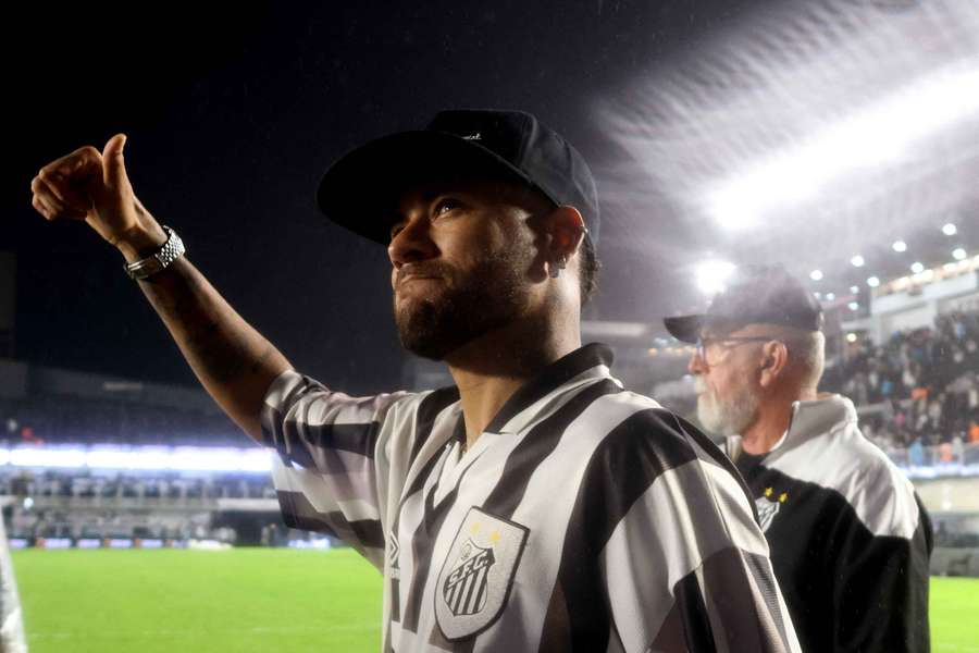 Neymar at Santos Neymar at Santos
