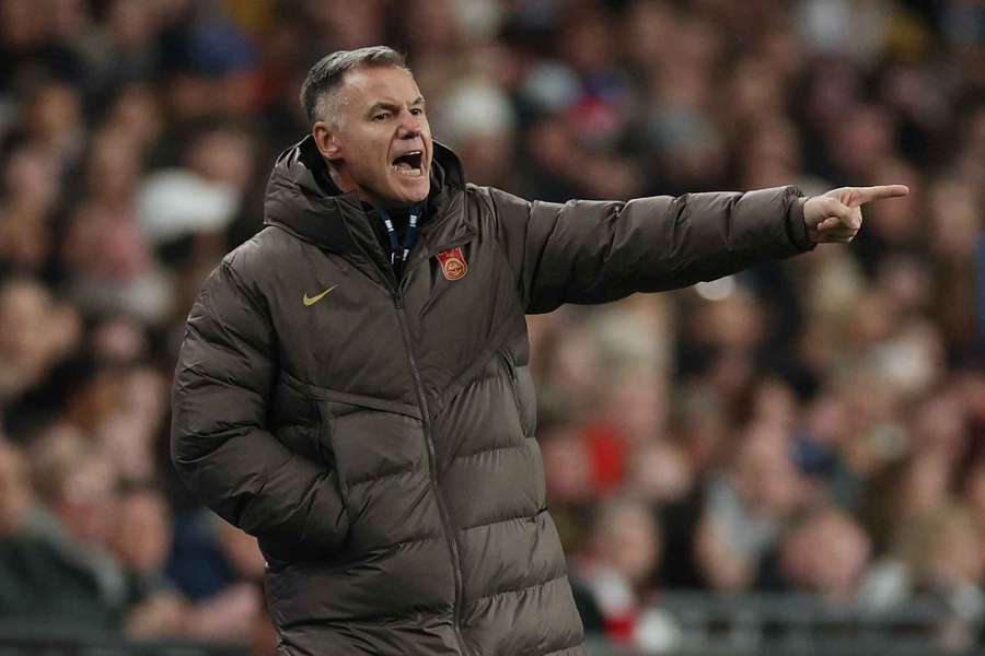 Ante Milicic reacts on the touchline