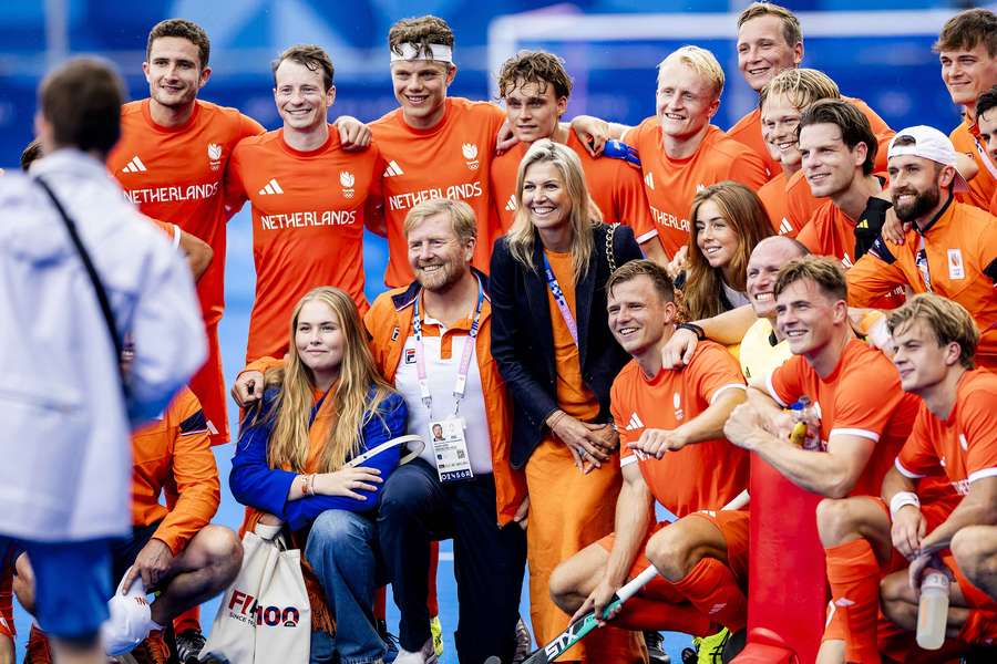 Koning Willem-Alexander zal zondagmiddag niet meedoen bij de hockeymannen