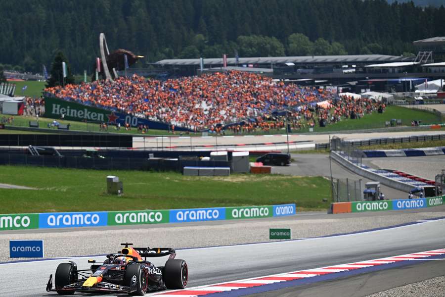 Verstappen dominierte bereits das freie Training in Spielberg