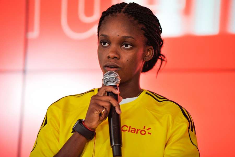 Linda Caicedo con la selección Colombia