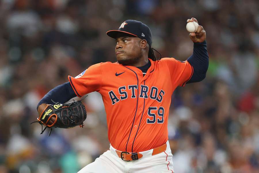 Houston Astros starting pitcher Framber Valdez (2025) Houston Astros starting pitcher Framber Valdez (2025)