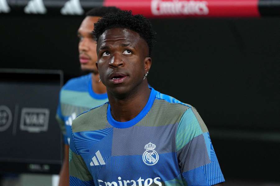 Essa é a segunda vez que Vinícius Júnior fica no banco nesta temporada 