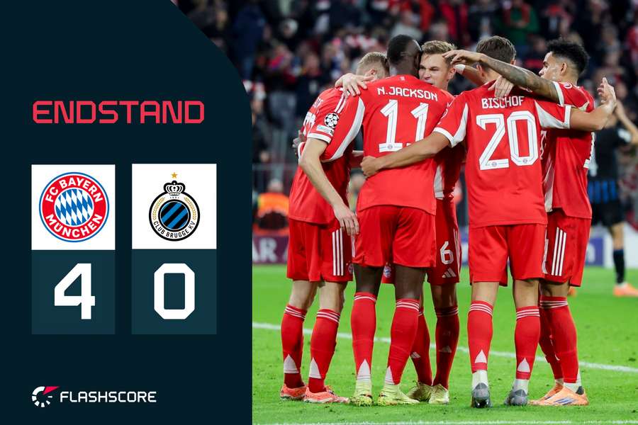 Die Bayern gewinnen das 12. Mal in Folge.