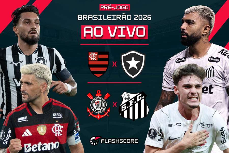 Clássicos carioca e paulista movimentam a 25ª rodada da Série A do Brasileirão