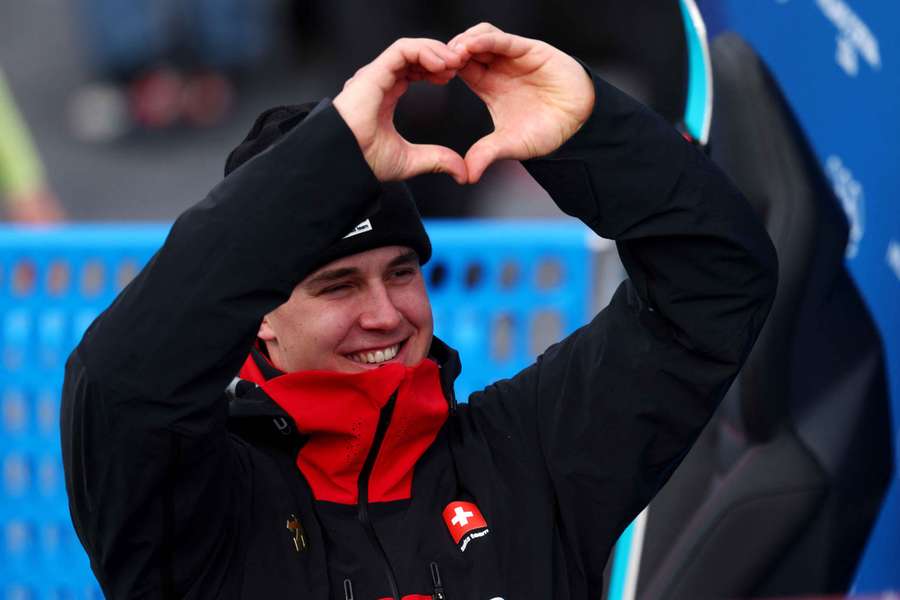 Franjo von Allmen podczas supergiganta 