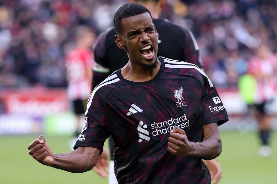 Alexander Isak celebrates after scoring against Brentford Alexander Isak celebrates after scoring against Brentford