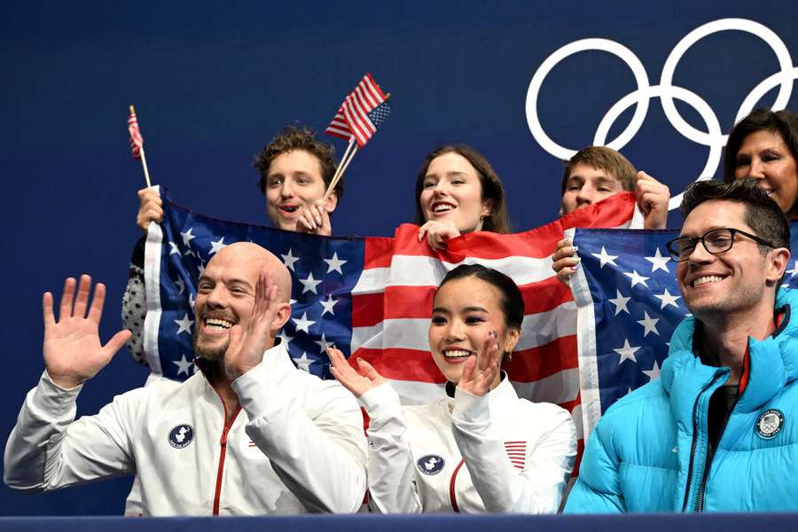 La squadra americana di pattinaggio di figura La squadra americana di pattinaggio di figura