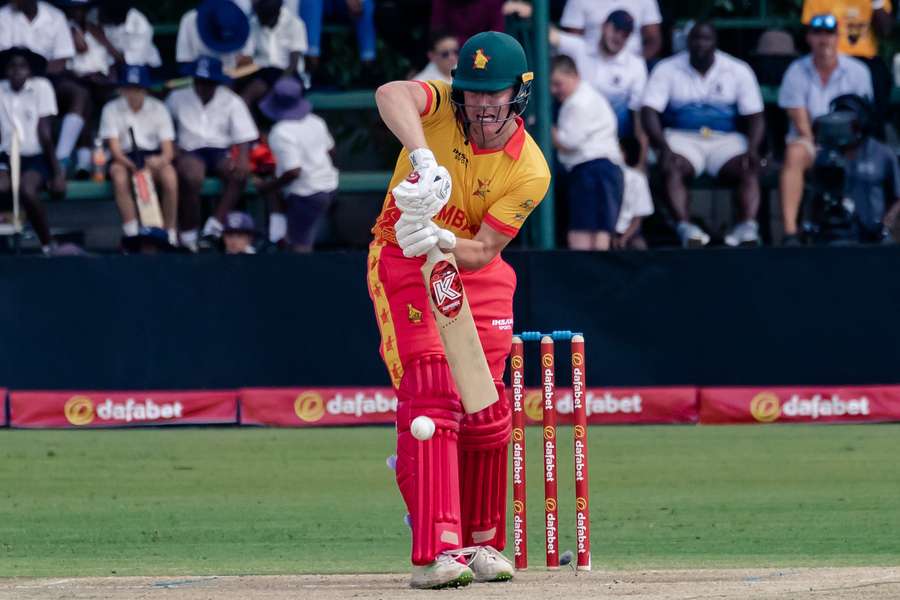 Zimbabwe batter Gary Ballance in action against Ireland