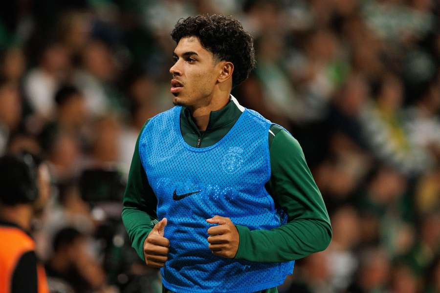 João Simões regressou à competição pela equipa principal do Sporting diante do SC Braga