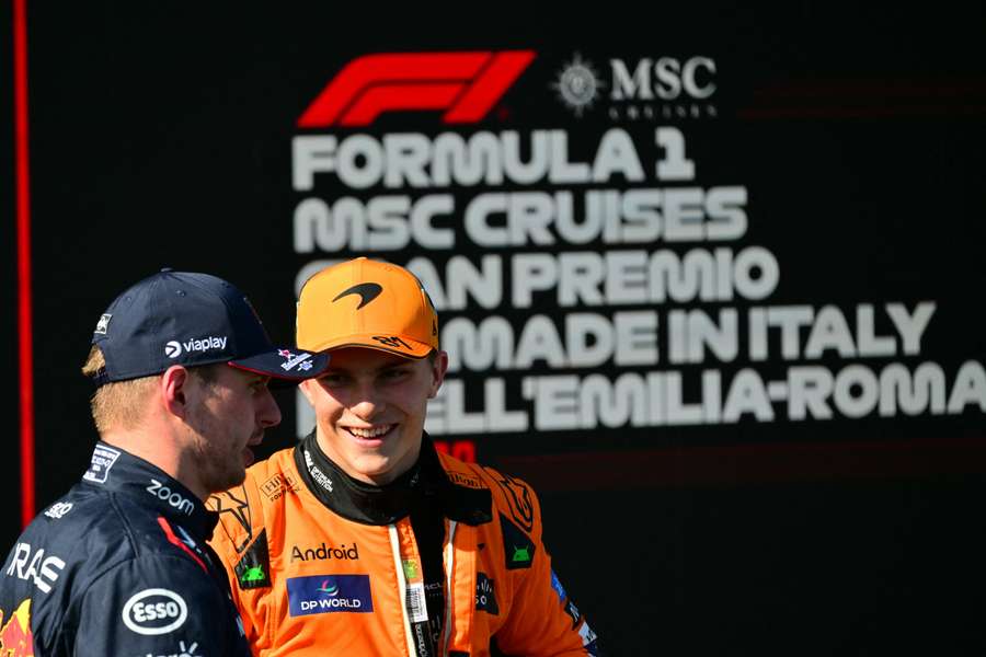 Kann Max Verstappen (l.) in Imola wieder auf die Spitze des Treppchens springen?