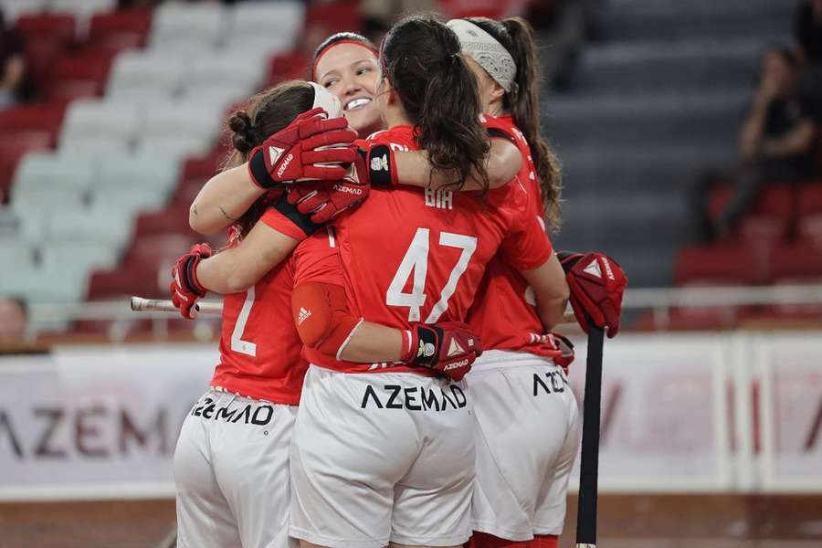 A festa da equipa feminina
