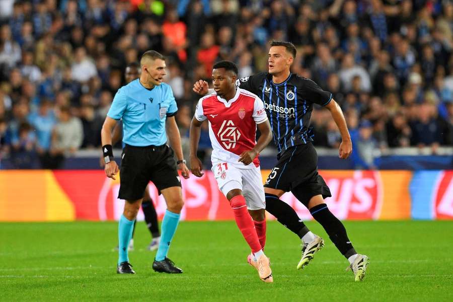 Ansu Fati, en el duelo ante el Brujas