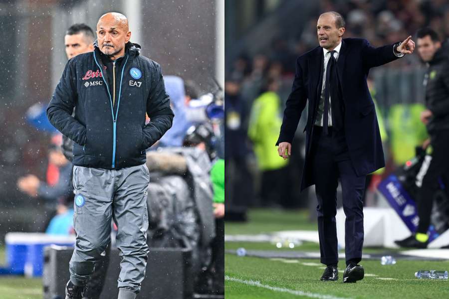 Spalletti și Allegri se întâlnesc în cadrul unui duel decisiv în Serie A