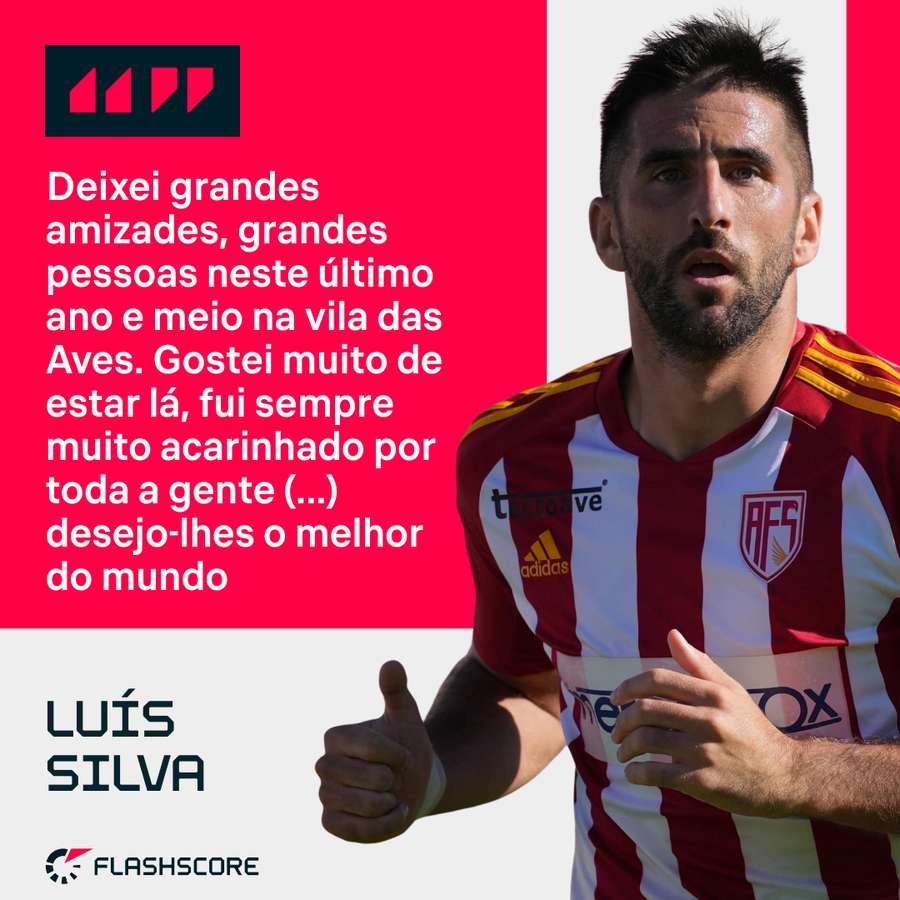 As palavras de Luís Silva ao Flashscore As palavras de Luís Silva ao Flashscore