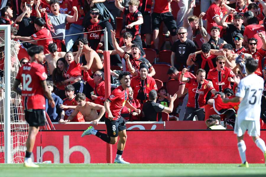 Morlanes, autor del 1-0 en Son Moix