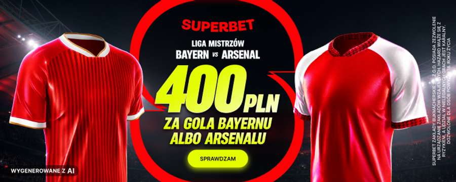 DOŁĄCZ DO SUPERBET I GRAJ Z NAMI 400 PLN EKSTRA!