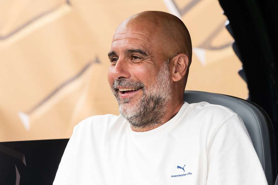 Trenér Manchesteru City Pep Guardiola