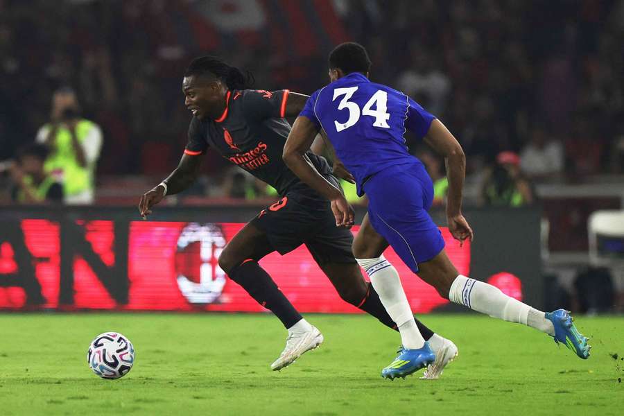 Rafael Leão ao serviço do AC Milan Rafael Leão ao serviço do AC Milan
