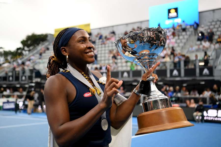 Gauff has retained a title for the first time