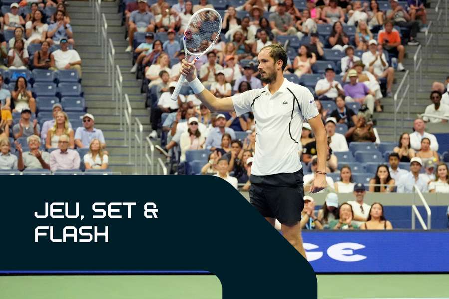 Medvedev à l'US Open. Medvedev à l'US Open.
