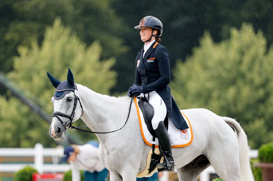 Janneke Boonzaaijer plaatste zich bij het springen als tiende voor de tweede manche