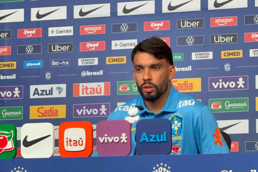 Lucas Paqueta talks to the press Lucas Paqueta talks to the press