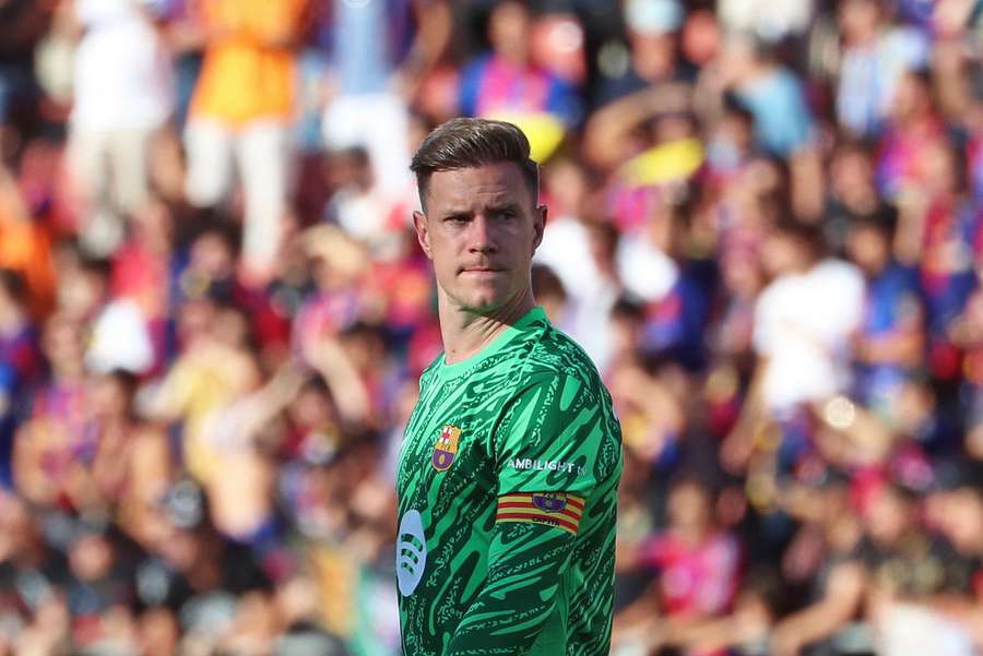 Marc-André ter Stegen så adskillige gange rigtig skidt ud, da Barcelona torsdag aften tabte ude mod Monaco.